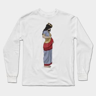 Pregnant Neo-Assyrian Princess Long Sleeve T-Shirt